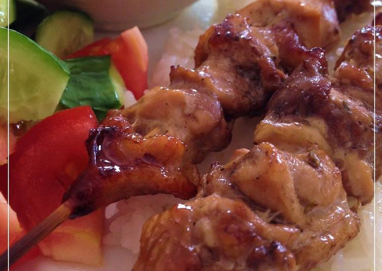 Recipe of Super Quick Homemade Greek Souvlaki & Tzatziki Sauce 1 Recipe of Super Quick Homemade Greek Souvlaki & Tzatziki Sauce