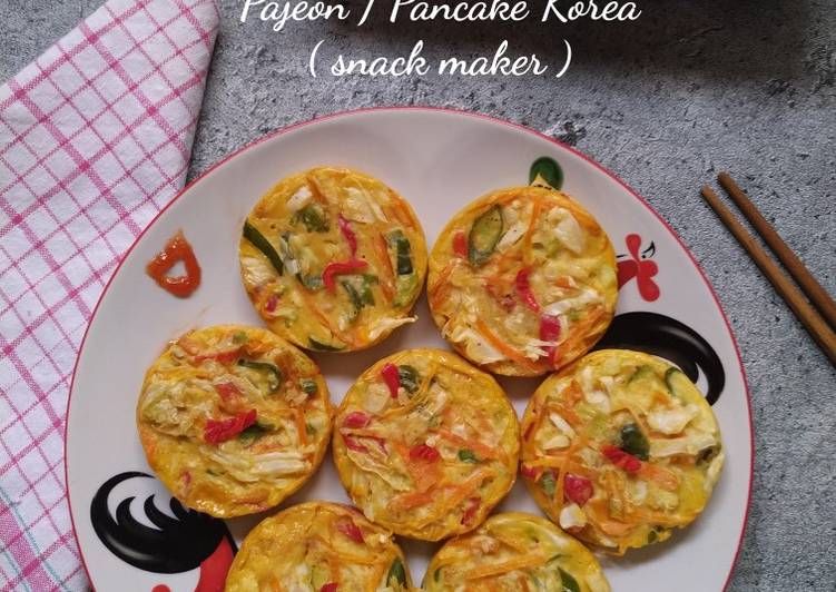 Resep Pajeon / Pancake Korea (Pakai Snack Maker) yang Enak Banget