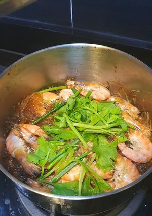 รูปของ กุ้งอบวุ้นเส้น (วุ้นเส้นสด)