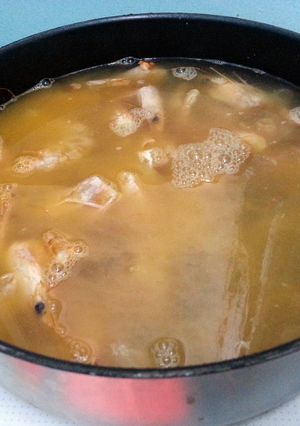 A picture of Shrimp Stock /Soup.