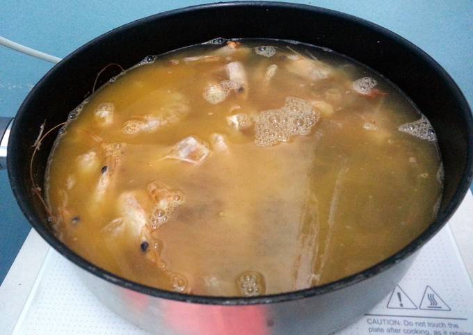 Recipe of Homemade Shrimp Stock /Soup