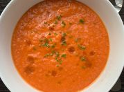 A picture of cucumber gazpacho