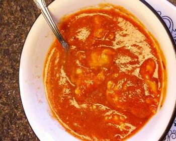 Easy Fast Cooking Tomato Basil Soup with Ricotta Dumplings Savory Delicious