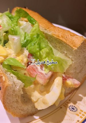 صورة لوصفة ساندوتش بيض مسلوق 🥚