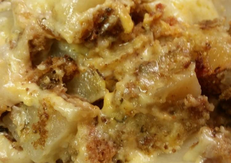 Cheesy Potato & Stuffing Casserole