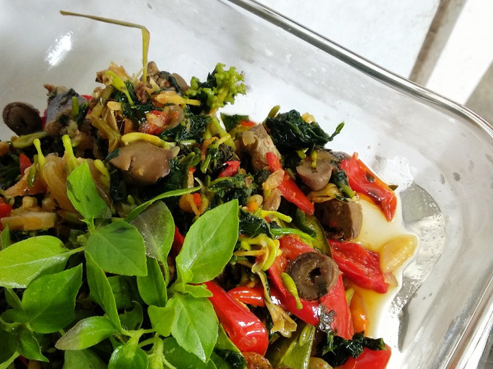 Langkah Mudah untuk Menyiapkan Tumis Bunga Pepaya/ Kembang Kates Grendel, Lezat Sekali