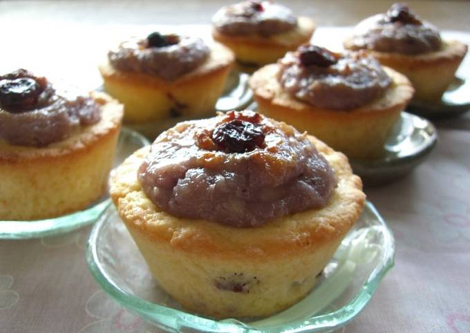 Cheese and Cranberry Cupcake made with Rice Flour