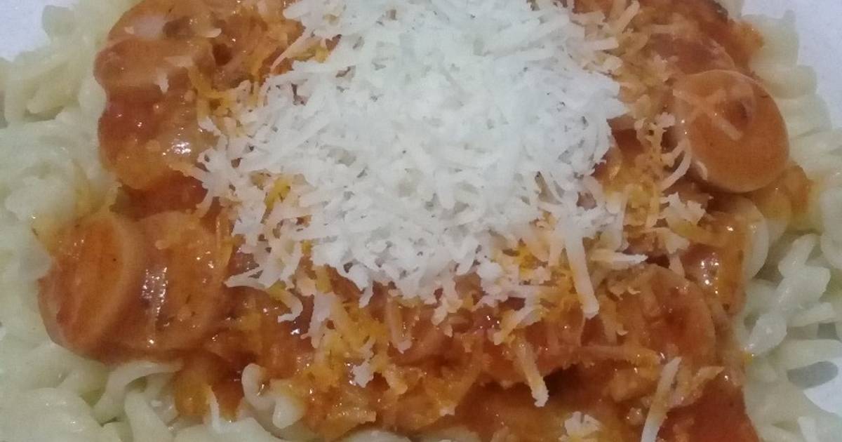 Resep Fusilli Bolognese Simple oleh Chere Endah Cookpad