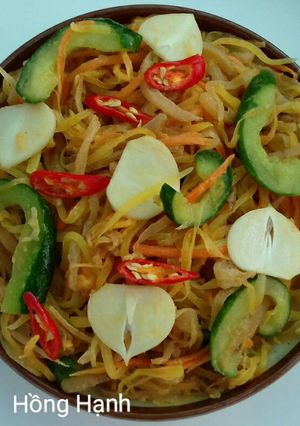 Hình của món Mắm Thái Chay.