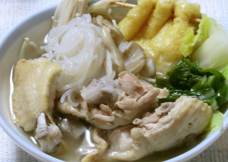 How to Prepare Any-night-of-the-week Chicken Mizutaki (Hotpot) With A Pressure Cooker