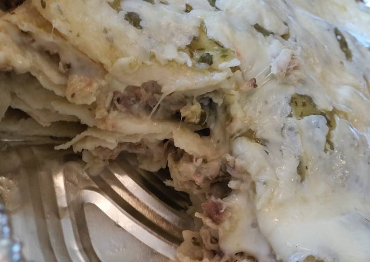 Steps to Make Yummy Green chicken enchilada casserole