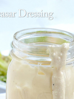 A picture of Jeanine's Classic Caesar Salad Dressing.