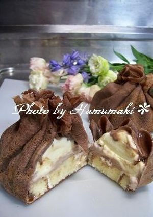 A picture of Chewy Chocolate Crepes.