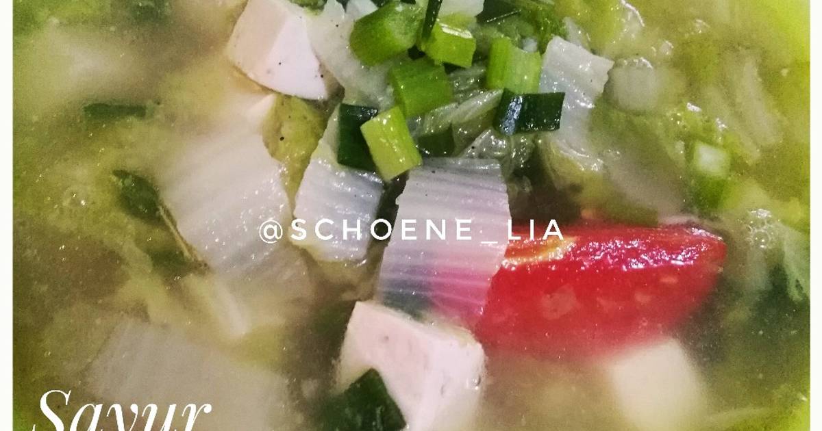 Resep Sayur Sawi And Tahu Oleh Schoene Lia Cookpad