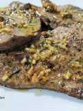 Grilled Pork Liver with Herb Mix