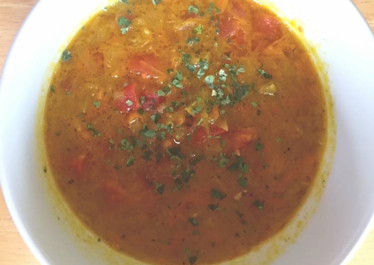 How to Cook Appetizing Indian curry coconut soup