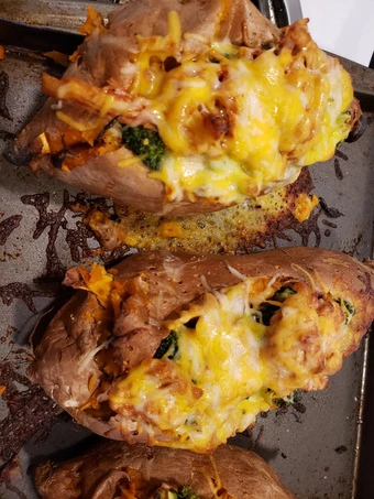Recipe Baked Stuffed sweet potatoes the Can Spoil the Tongue So Delicious