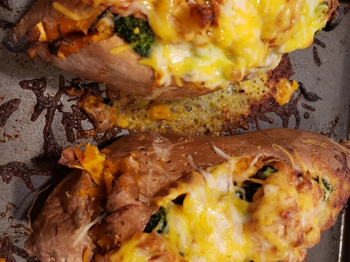 Recipe Baked Stuffed sweet potatoes the Can Spoil the Tongue So Delicious