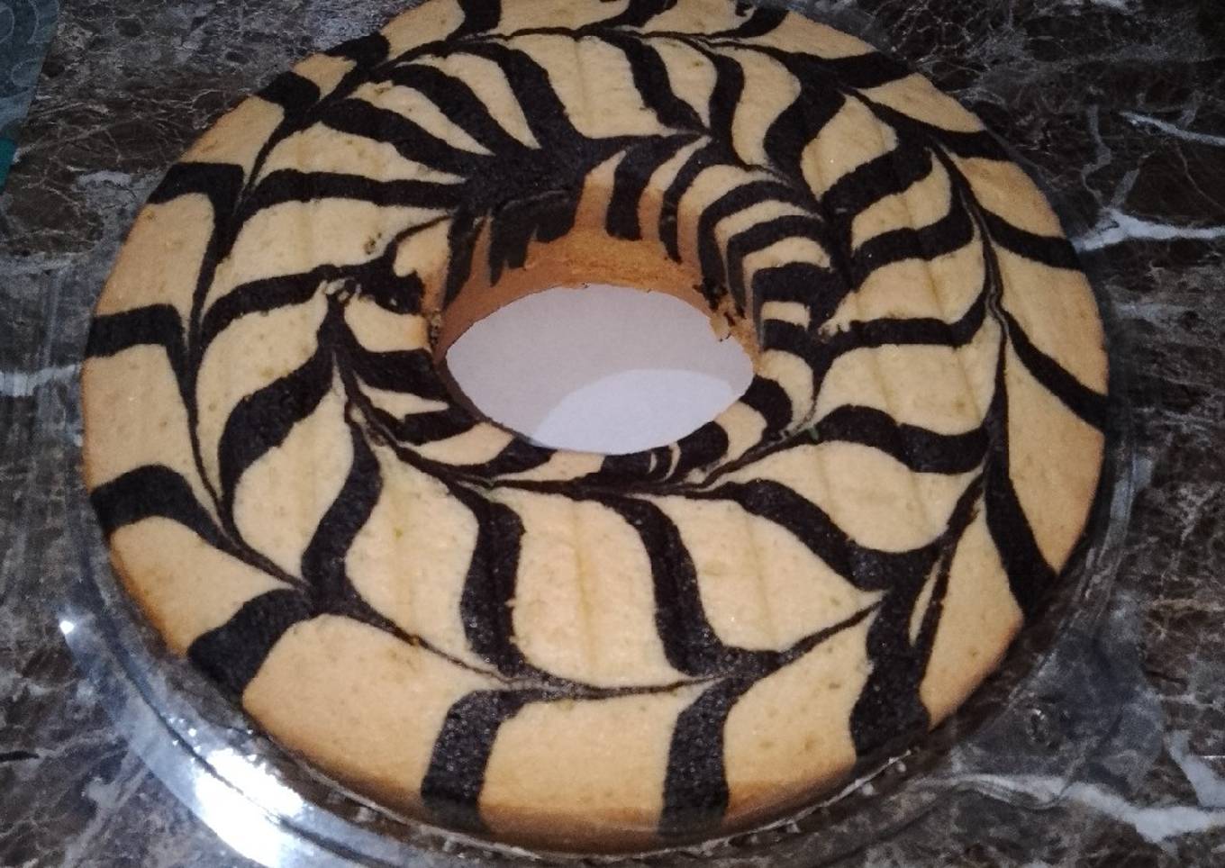 Zebra cake simple