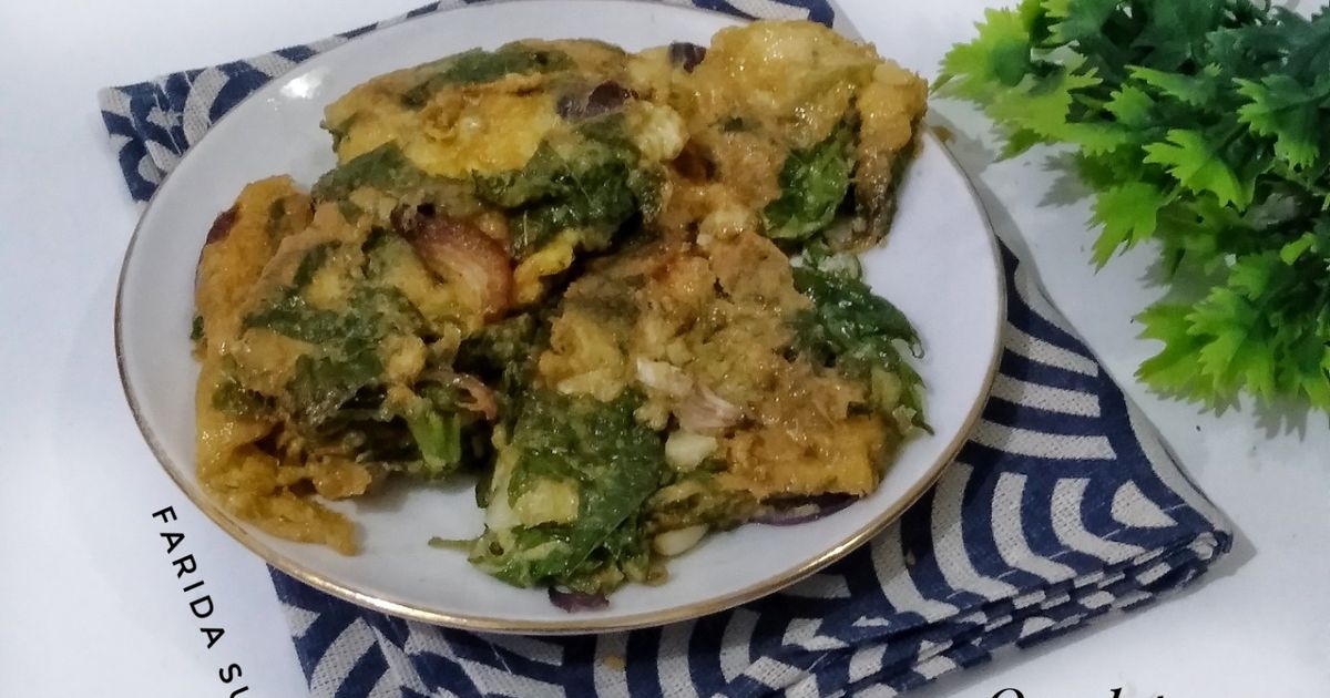 Omelet Sayur Bayam