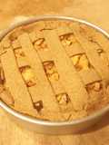 Pie de manzana saludable