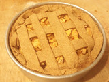 Pie de manzana saludable