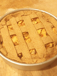Una foto de Pie de manzana saludable