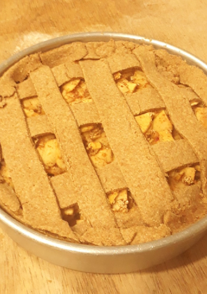 Una foto de Pie de manzana saludable