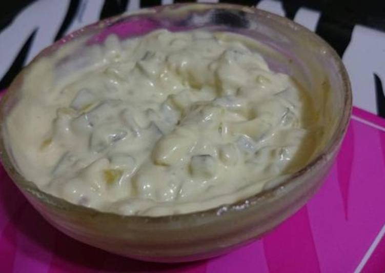 Steps to Prepare Favorite Mom&#39;s Top Shelf Tartar Sauce