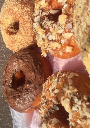 A picture of Glazed donut. #Ayzah.