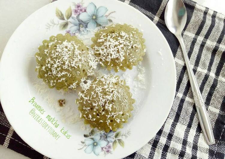Resep Brownies greentea matcha kukus, Enak Banget