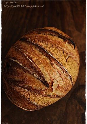 A picture of Soy Flour, Brown Sugar and Sweet Bean Pain de Campagne.