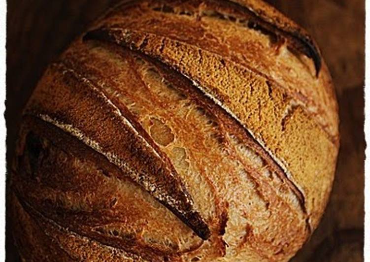 How to Prepare Homemade Soy Flour, Brown Sugar and Sweet Bean Pain de Campagne