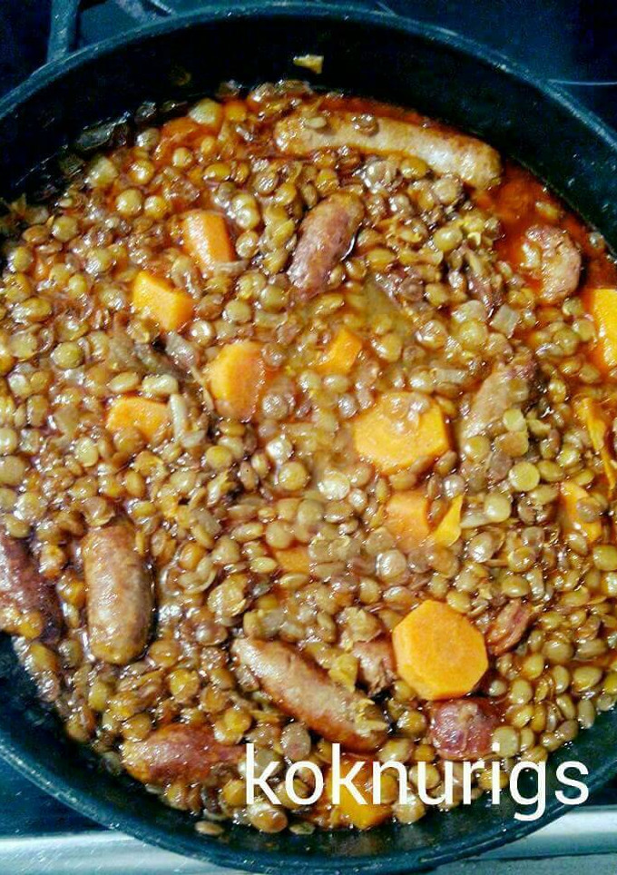 Una foto de Lentejas al curry
