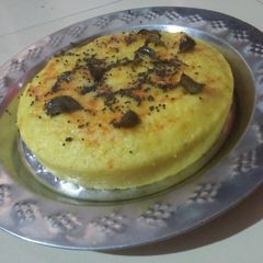 Suji dhokla A picture of Suji dhokla.