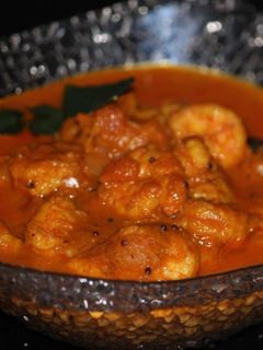 A picture of Instant Pot Shrimp curry.