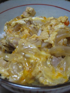 A picture of My Special Chicken and Egg Rice Bowl.