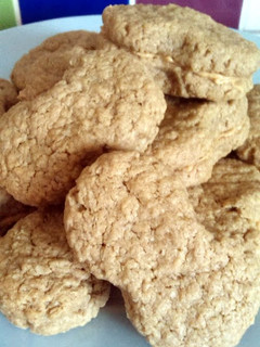 A picture of Vickys Nutter Butter Cookies, GF DF EF SF NF.