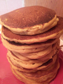 A picture of Pumpkin pancakes.