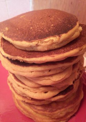 A picture of Pumpkin pancakes.