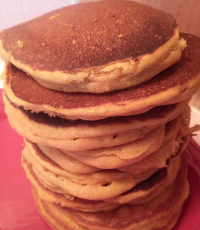 A picture of Pumpkin pancakes.