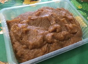 Une photo de Compote de coings à la grenade