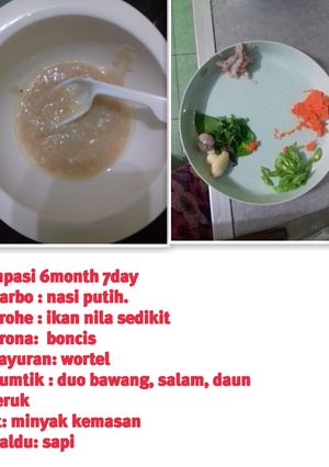 Foto resep Mpasi 6month 7day