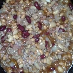 A picture of Old Settler's Beans.