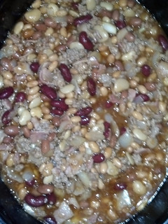 A picture of Old Settler's Beans.
