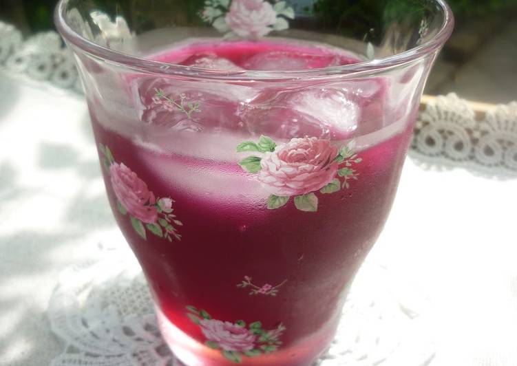 How to Prepare Super Quick Homemade Red Shiso Juice
