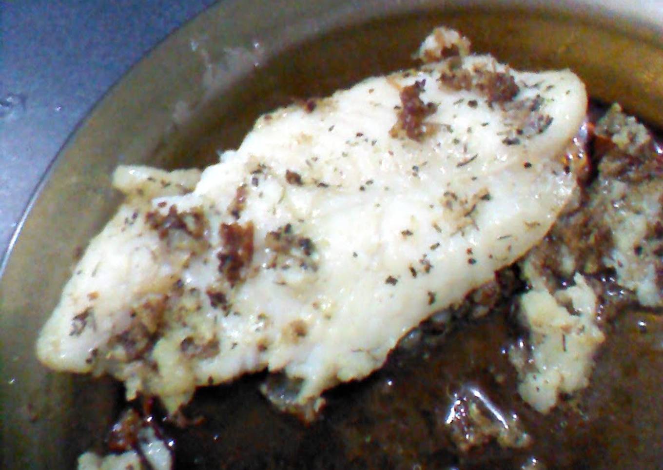 Simple pan fried cream dory