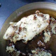 A picture of Simple pan fried cream dory.