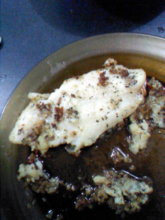 A picture of Simple pan fried cream dory.