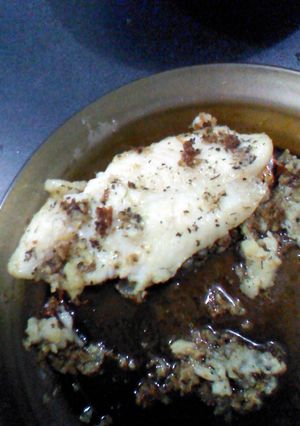 A picture of Simple pan fried cream dory.